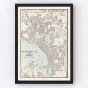 Seattle Map 1901