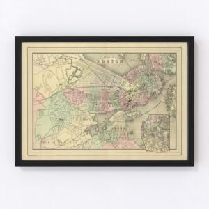 Boston Map 1886