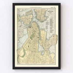 Boston Map 1891