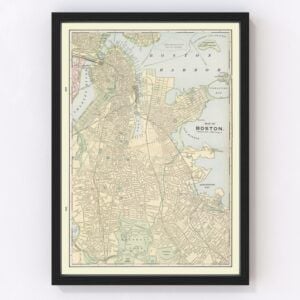 Boston Map 1901