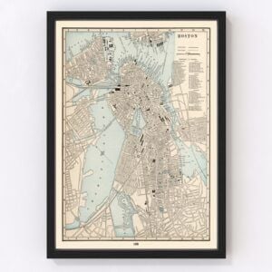 Boston Map 1893