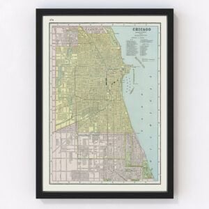Chicago Map 1889
