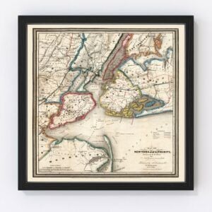 New York City Map 1836