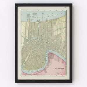 New Orleans Map 1901
