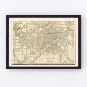 St. Paul Map 1901