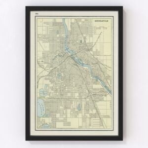 Minneapolis Map 1901