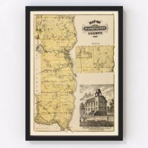 Washington County Map 1874
