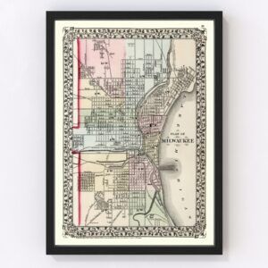 Milwaukee Map 1874