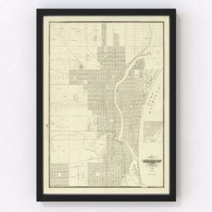 Milwaukee Map 1856