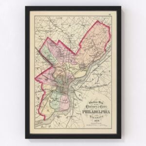 Philadelphia Map 1872