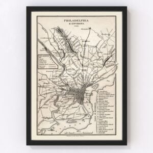 Philadelphia Map 1828