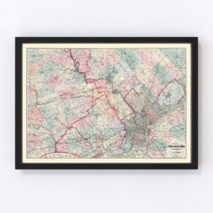 Philadelphia Map 1882