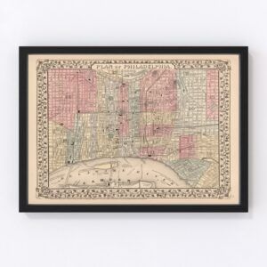 Philadelphia Map 1868
