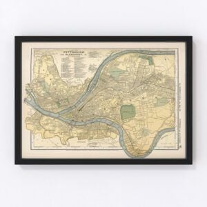 Pittsburgh Map 1891