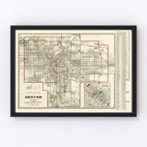 Denver Map 1920