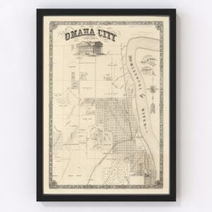 Omaha Map 1866