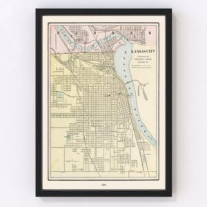Kansas City Map 1901