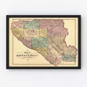 Santa Clara County Map 1876