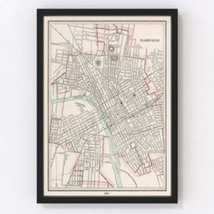 Nashville Map 1901