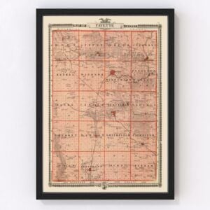 Fayette County Map 1875