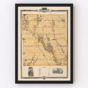 Buchanan County Map 1875