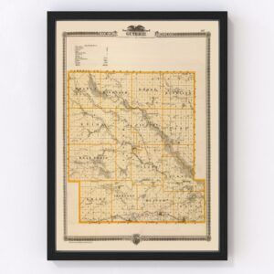 Guthrie County Map 1875