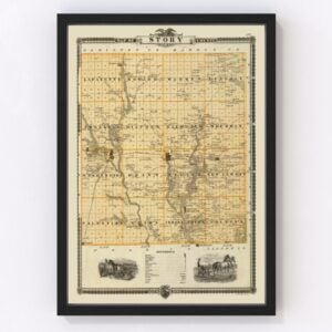 Story County Map 1875