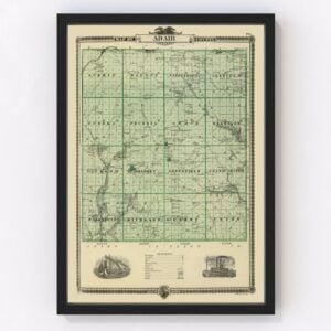Adair County Map 1875