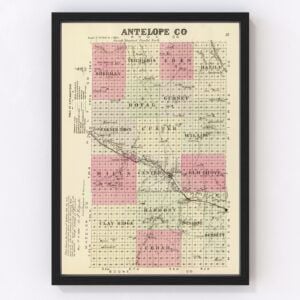 Antelope County Map 1885