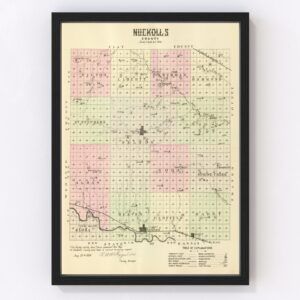 Nuckolls County Map 1885