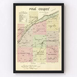 Polk County Map 1885