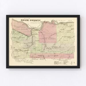 Knox County Map 1885