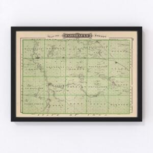 Faribault County Map 1874