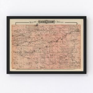 Fillmore County Map 1874
