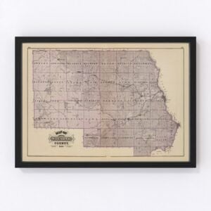 Stearns County Map 1874