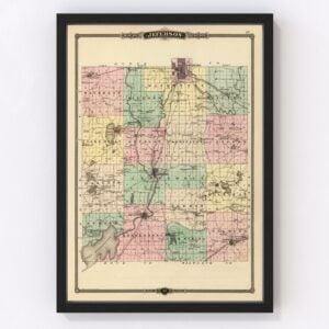 Jefferson County Map 1878