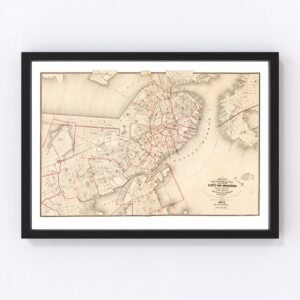 Boston Map 1874