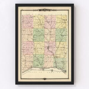 Richland County Map 1878