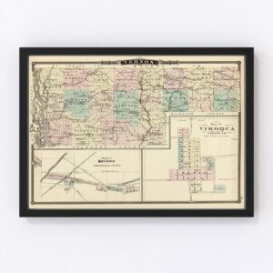 Vernon County Map 1878
