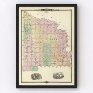 Oconto County Map 1878