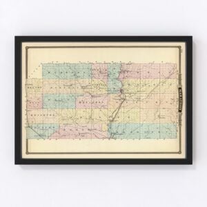 Marathon County Map 1878