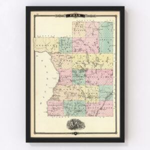 Polk County Map 1878