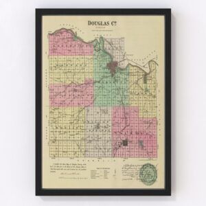 Douglas County Map 1887