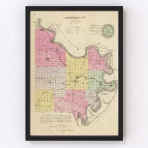 Doniphan County Map 1887