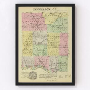 Jefferson County Map 1887