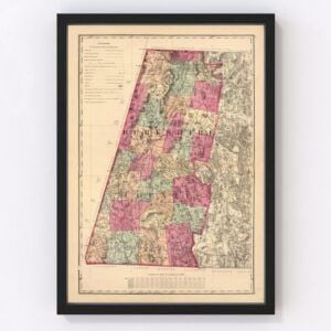 Berkshire County Map 1871