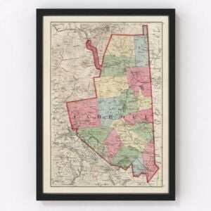 Carroll County Map 1877