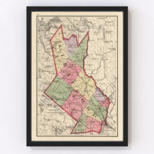 Strafford County Map 1877