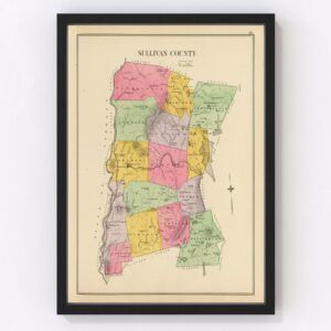Sullivan County Map 1892