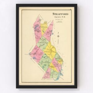 Strafford County Map 1892